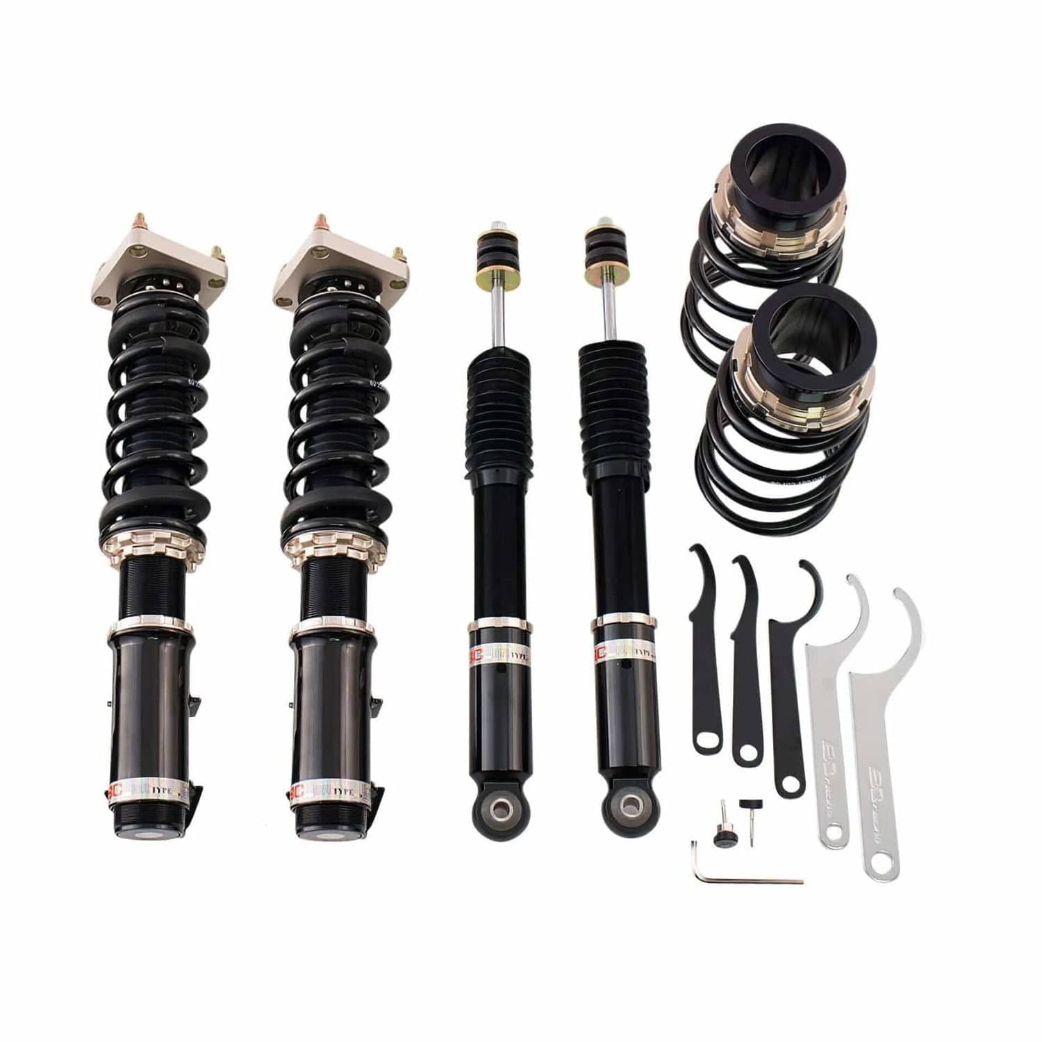 BC Racing BR Series Coilovers for 1990-1993 Ford Mustang Foxbody E-42-BR