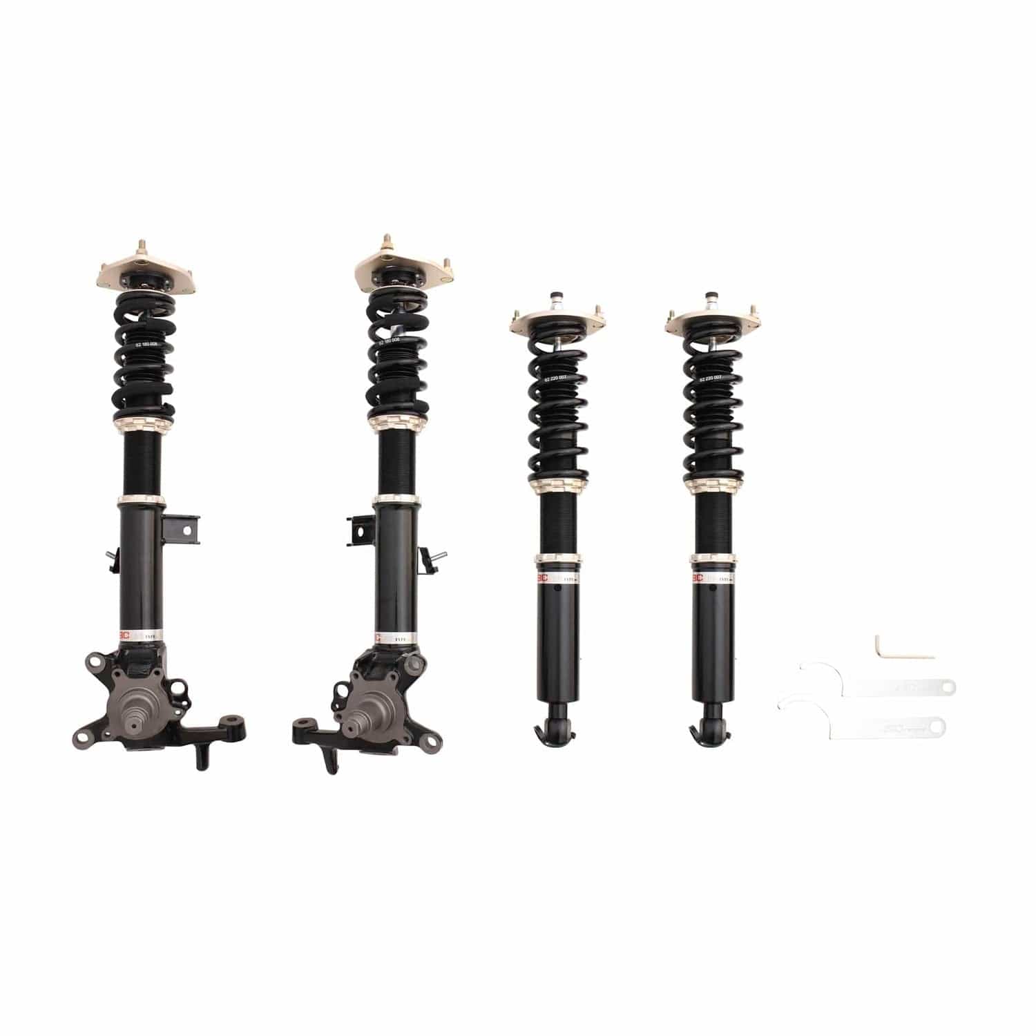 BC Racing DS Series Coilovers for 1997-2001 Infiniti Q45 RWD (Y33) with Spindle