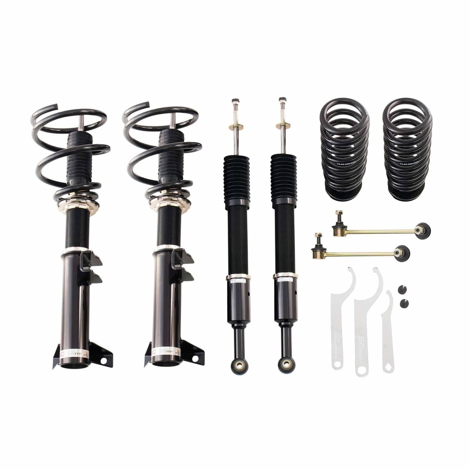 BC Racing BR Series Coilovers for 2001-2007 Mercedes-Benz C320 RWD (W203)