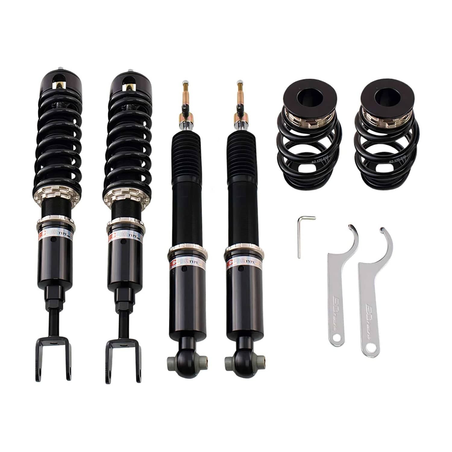 BC Racing BR Series Coilovers for 2002-2008 Audi A4 FWD/AWD (B6/B7/8E) S-02-BR