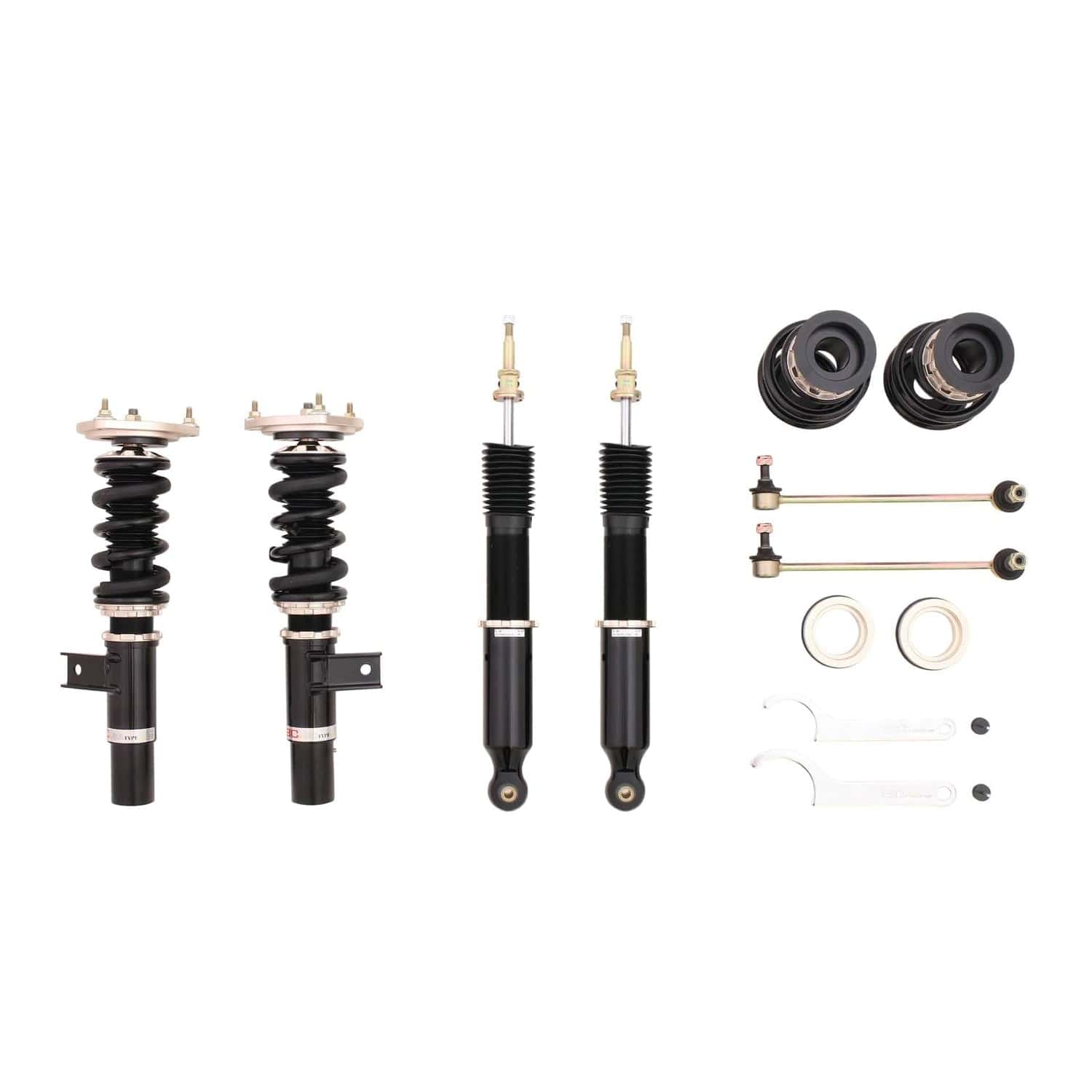 BC Racing BR Series Coilovers for 2011-2019 Volkswagen Beetle 49.5mm Front Strut (A5/PQ35) H-27-BR