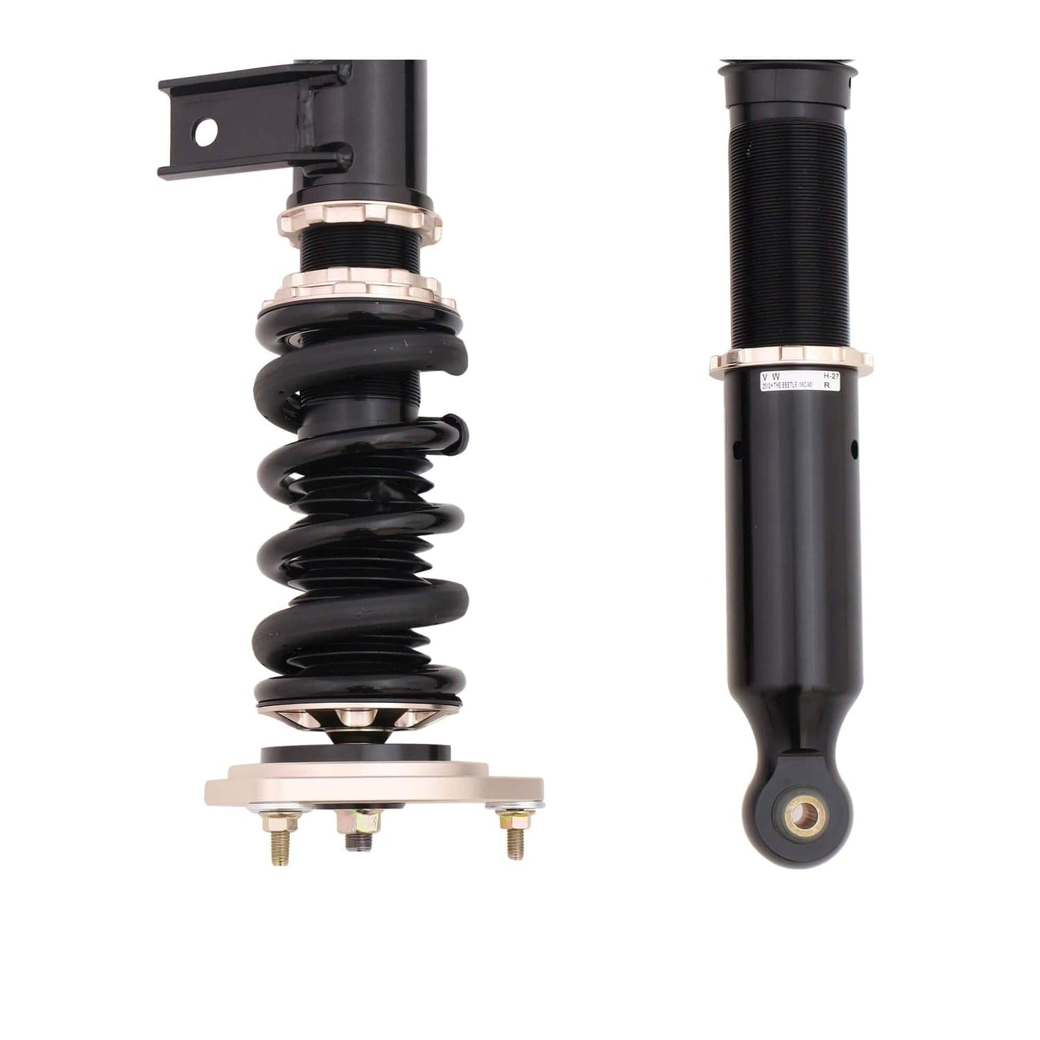 BC Racing BR Series Coilovers for 2011-2019 Volkswagen Beetle 49.5mm Front Strut (A5/PQ35) H-27-BR