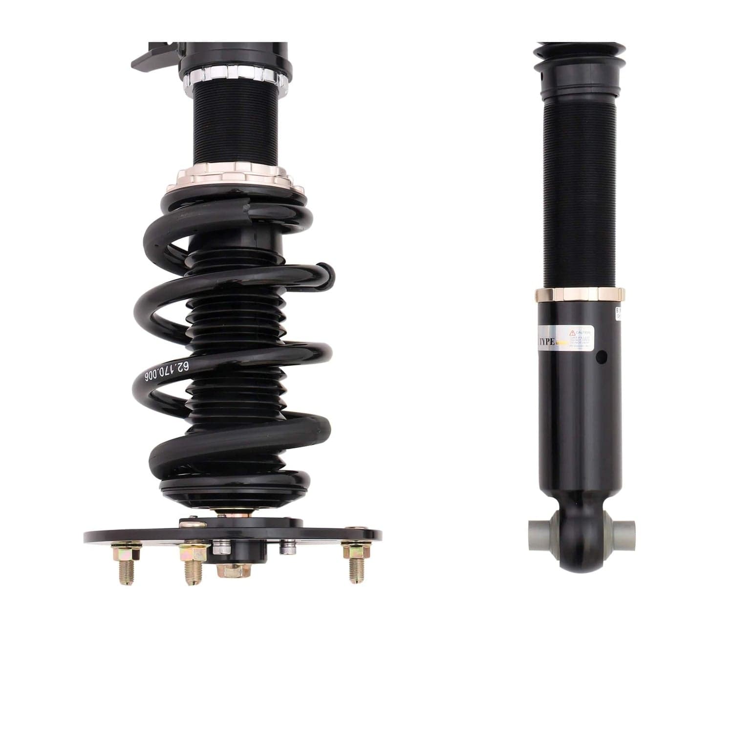 BC Racing BR Series Coilovers for 2012-2015 BMW 3 Series AWD 3-Bolt Top Mounts (F30) I-41-BR