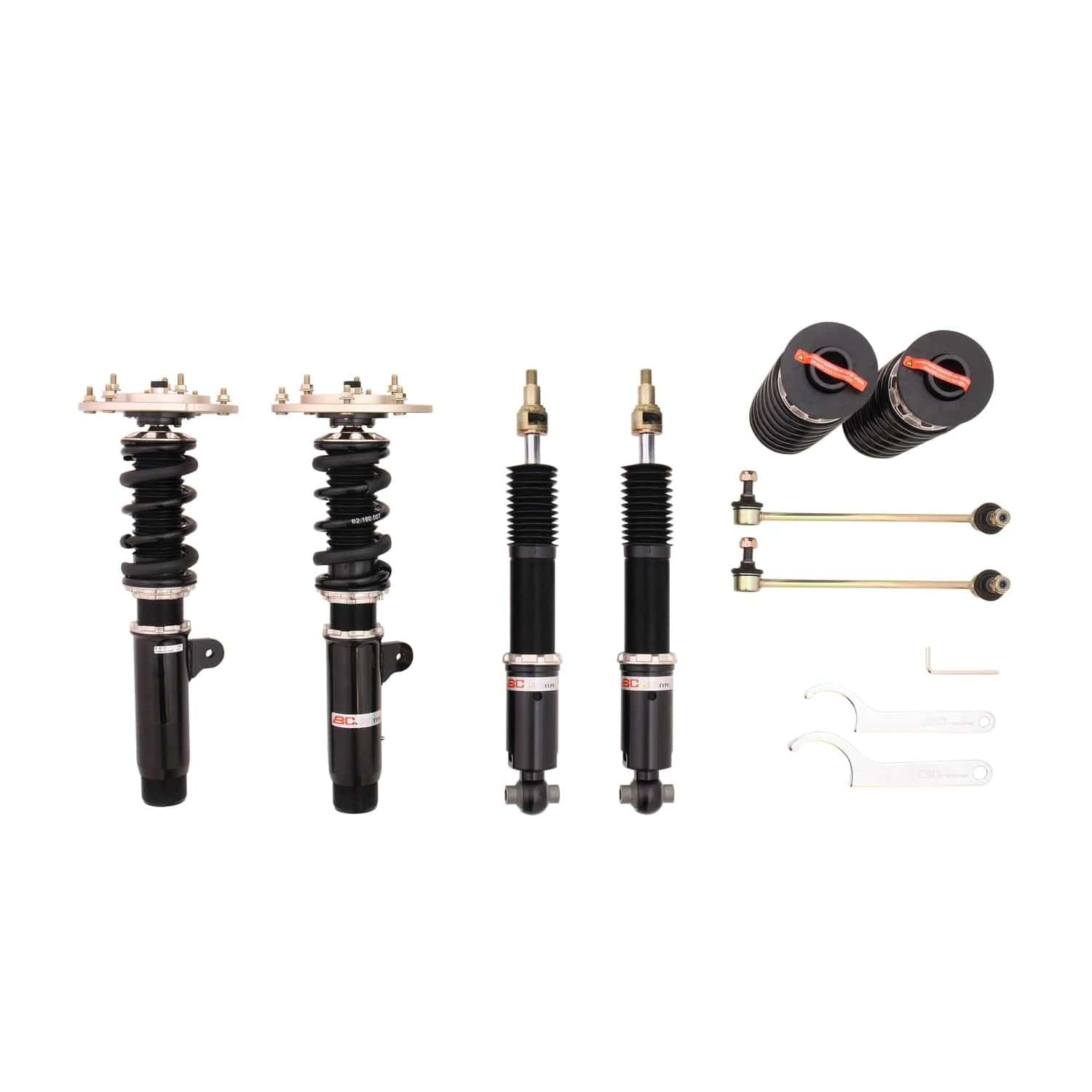 BC Racing BR Series Coilovers for 2015-2018 BMW M3 5-Bolt Top Mounts w/ EDC (F80) I-68-BR