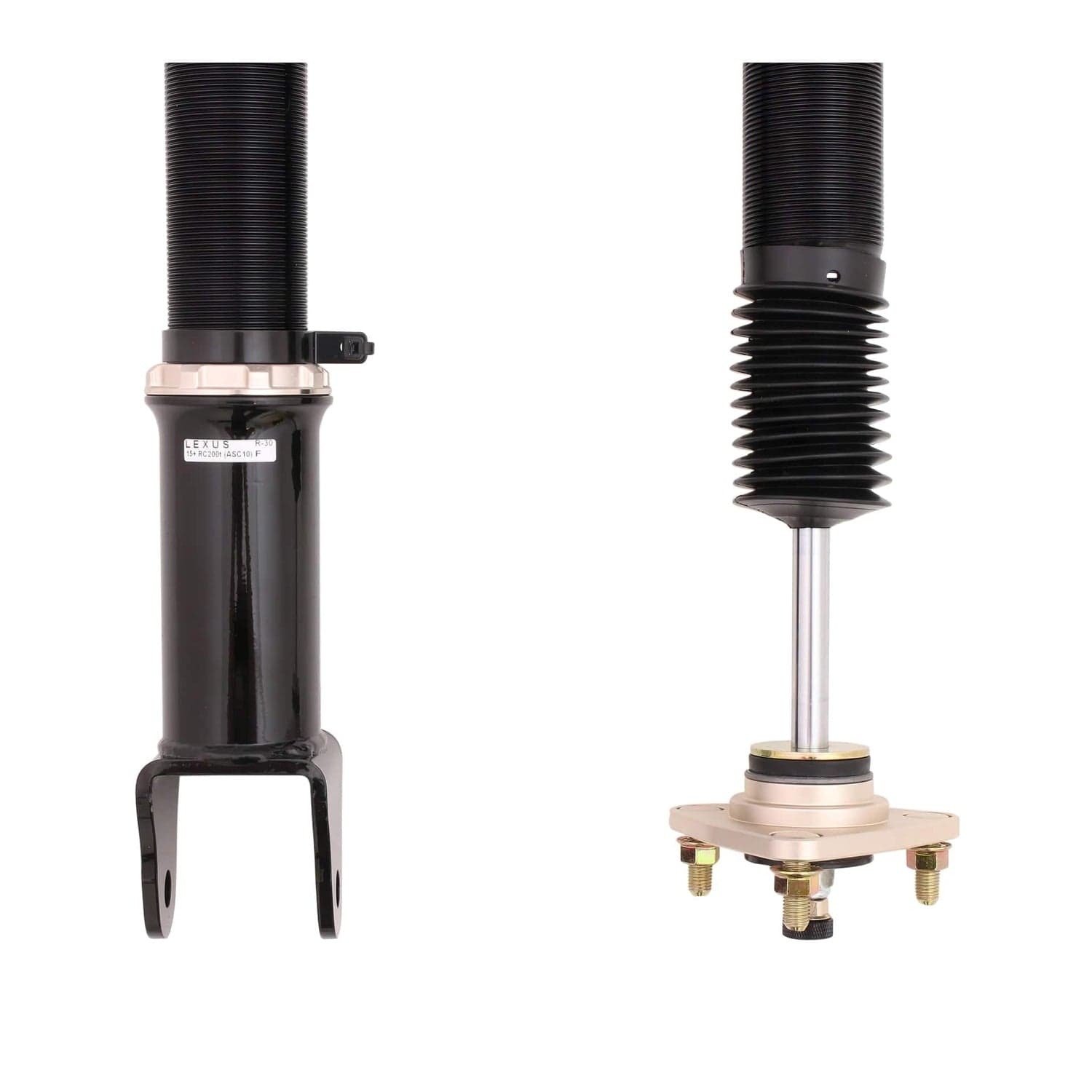 BC Racing BR Series Coilovers for 2016-2017 Lexus RC200t (ASC10) R-30-BR