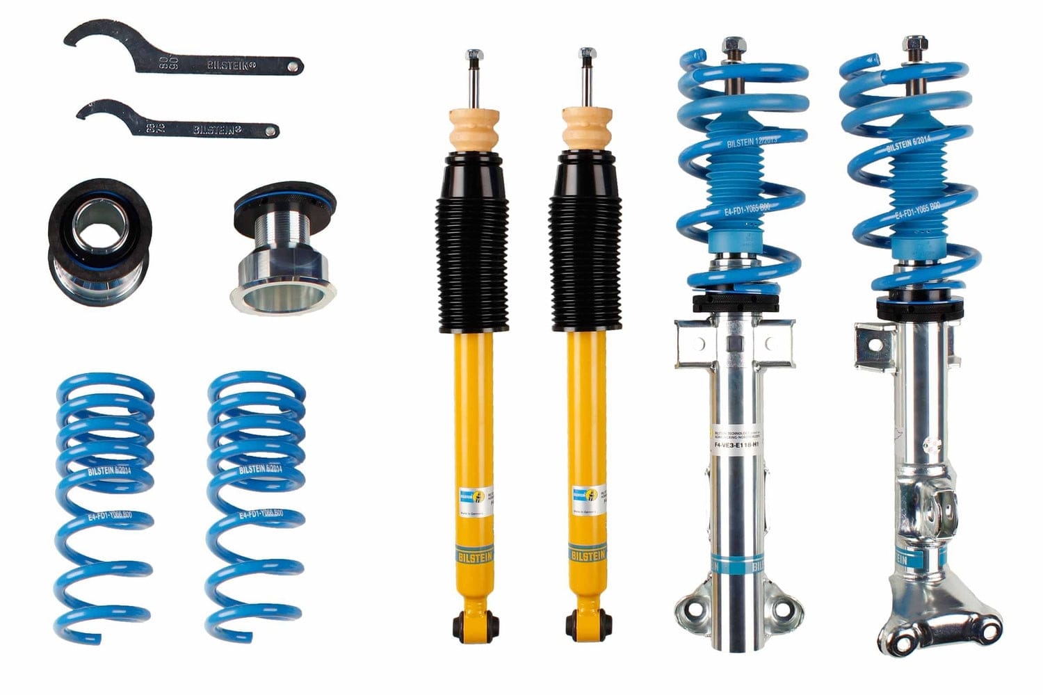 Bilstein B14 Front and Rear Coilovers for 2008-2015 Mercedes-Benz C-Class (W204) 47-141179