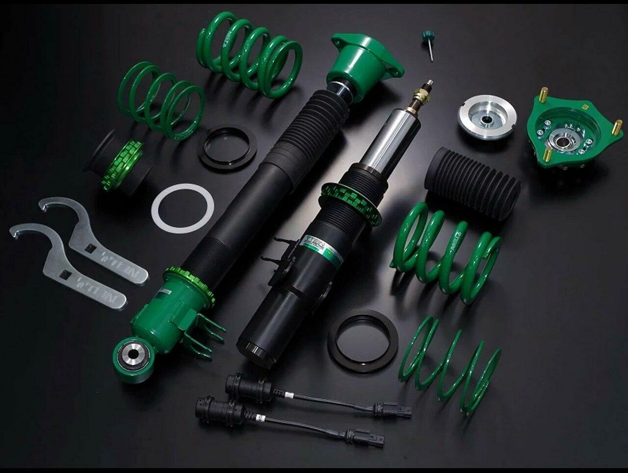 TEIN Mono Racing Coilover Kit - 2010-2014 Subaru WRX STI AWD (GVB) VSS78-K1LS1