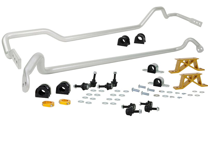 Whiteline Front And Rear Sway Bar Kit - 2004-2005 Subaru WRX STI Base BSK009M