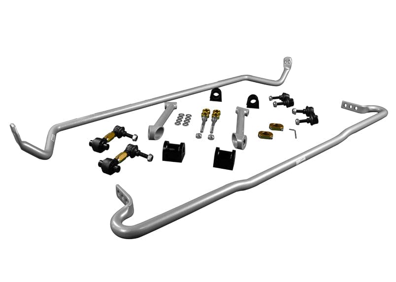 Whiteline Front And Rear Sway Bar Kit - 2008-2014 Subaru WRX STI Base BSK012