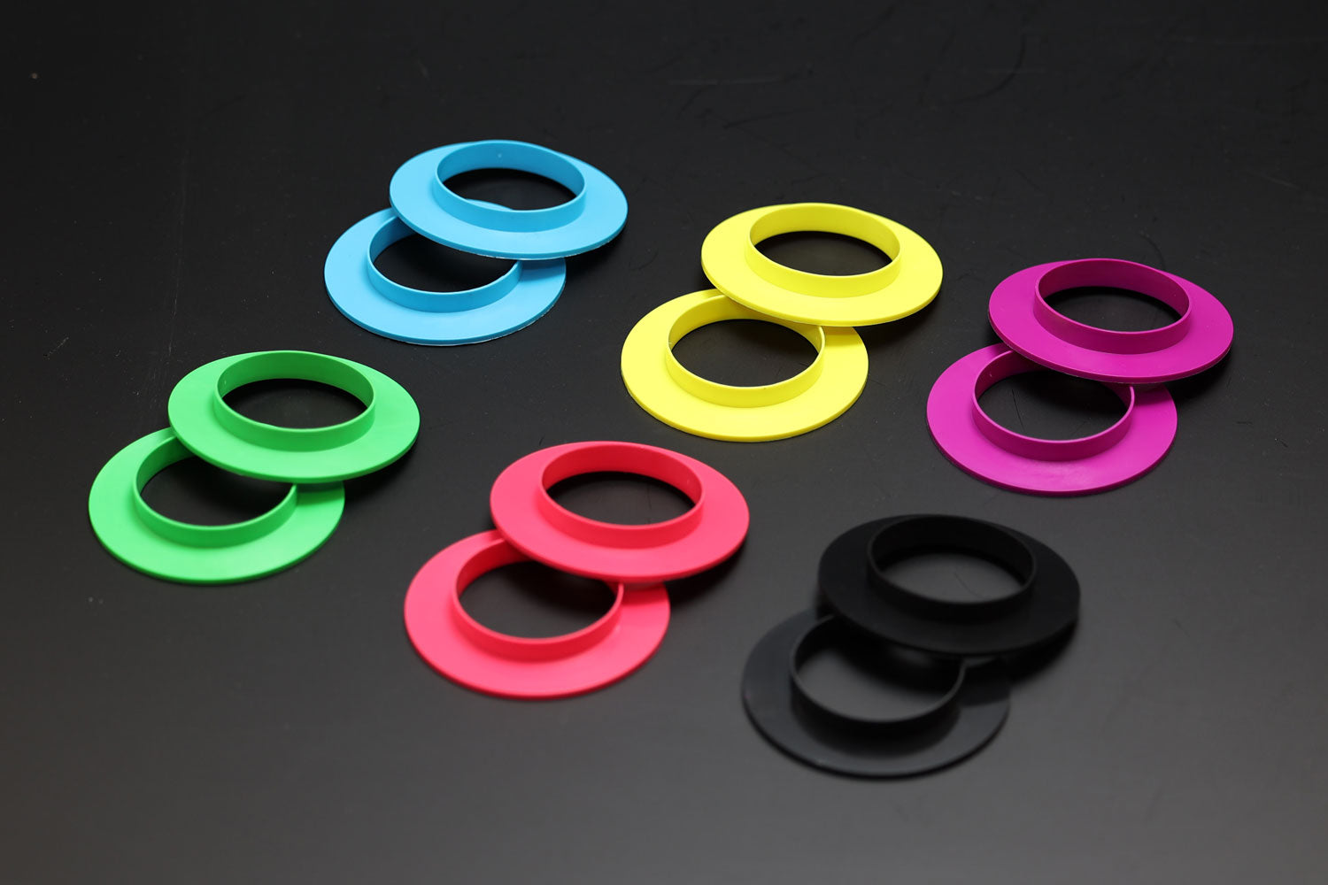 326POWER Helper Spring Aluminum Collar - ID: 63mm (Set of 2)