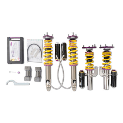 KW Suspension Variant 4 Adjustable Clubsport Coilover Kit for 2013-2016 Porsche 911 Carrera (991) (w/ PDCC) 39771246