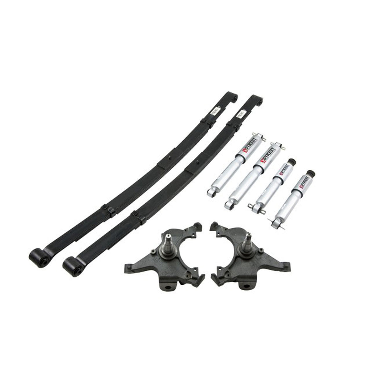 Belltech Lowering Kit w/Street Performance Shocks (2" Front / 3" Rear Drop) for 1992-1998 Chevrolet C2500 Suburban RWD 6-Lug