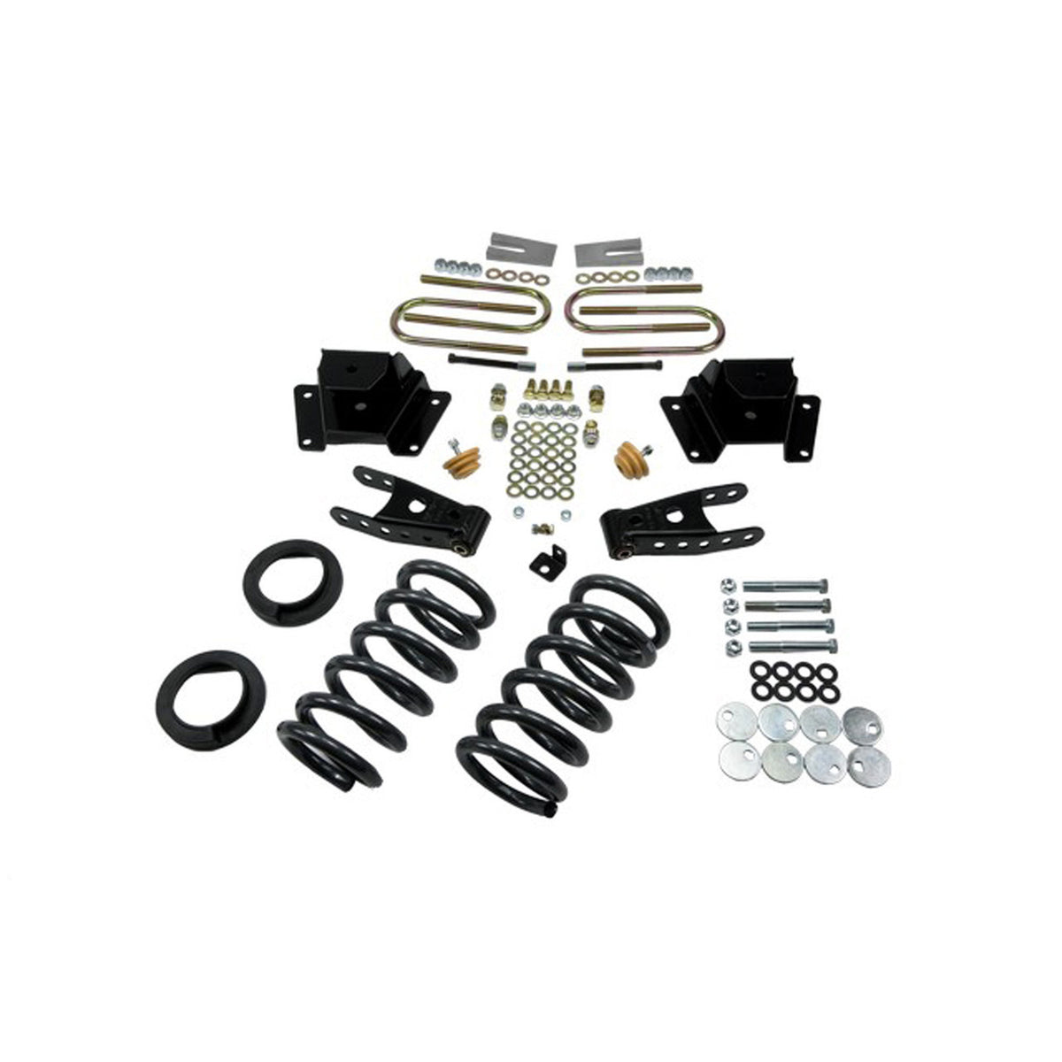 Belltech Lowering Kit w/o Shocks (1-2" Front / 3" Rear Drop) for 2000-2003 Ford F-150 Extended Cab/Crew Cab Harley Series RWD