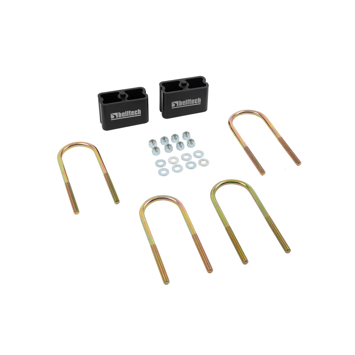 Belltech 3" Lowering Block Kit (2 Degree Taper) for 1986-1994 Nissan D21 RWD