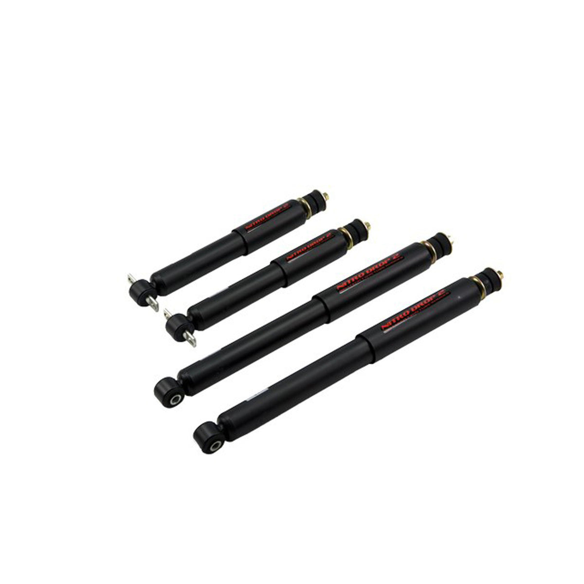Belltech Nitro Drop 2 Shock Set (3-5" Front / 2-4" Rear Drop) for 1997-1999 Ford F-250 RWD