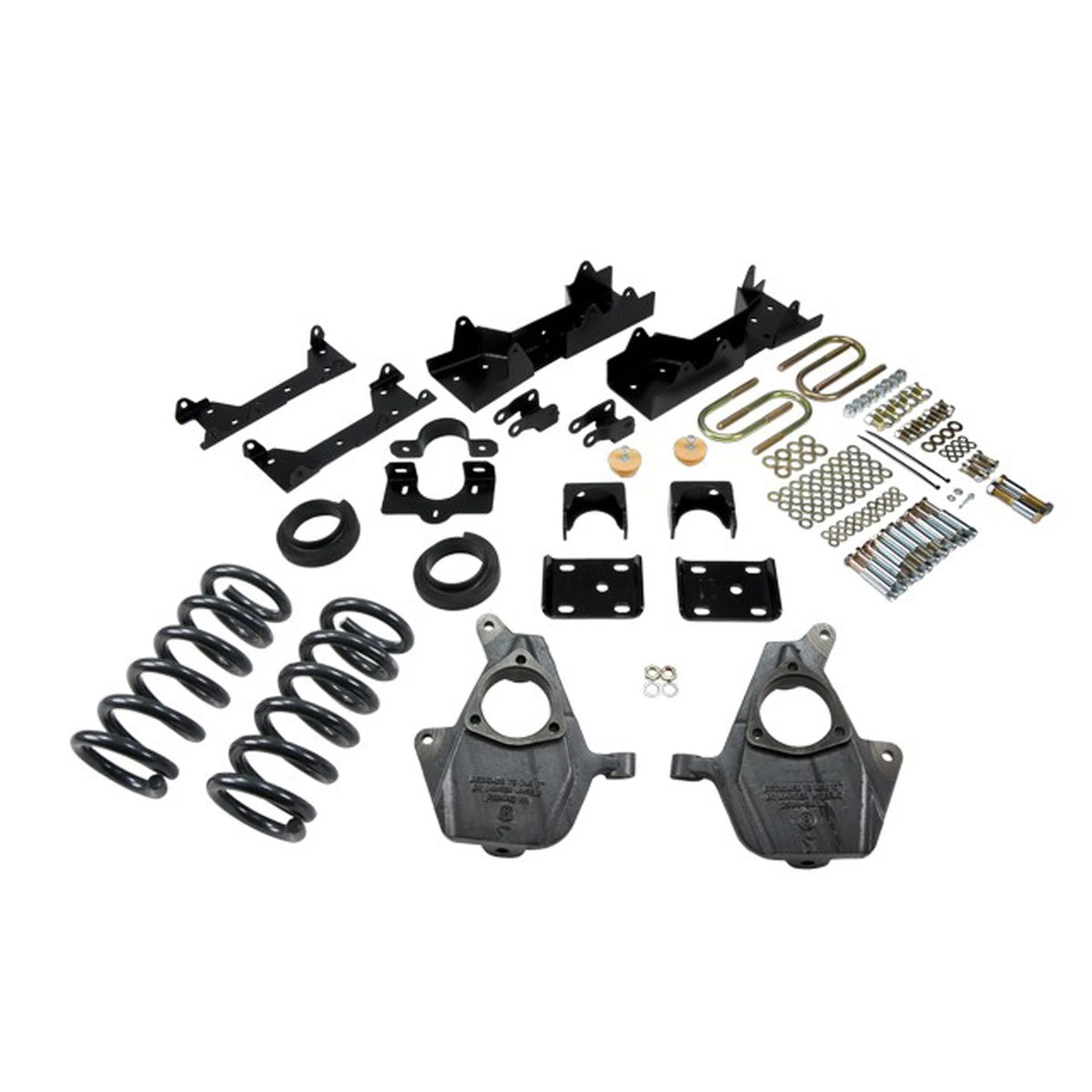 Belltech Lowering Kit w/o Shocks (4-5" Front / 6" Rear Drop) for 2007 Chevrolet Silverado 1500 Classic Extended Cab RWD Short Bed w/Front Coil Springs