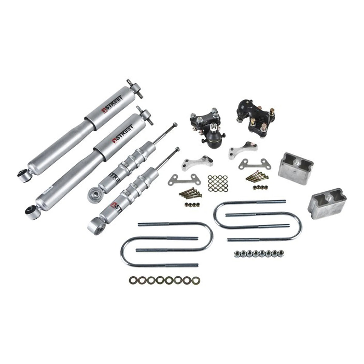 Belltech Lowering Kit w/Street Performance Shocks (2" Front / 3" Rear Drop) for 2004-2012 GMC Canyon Z85 Suspension RWD