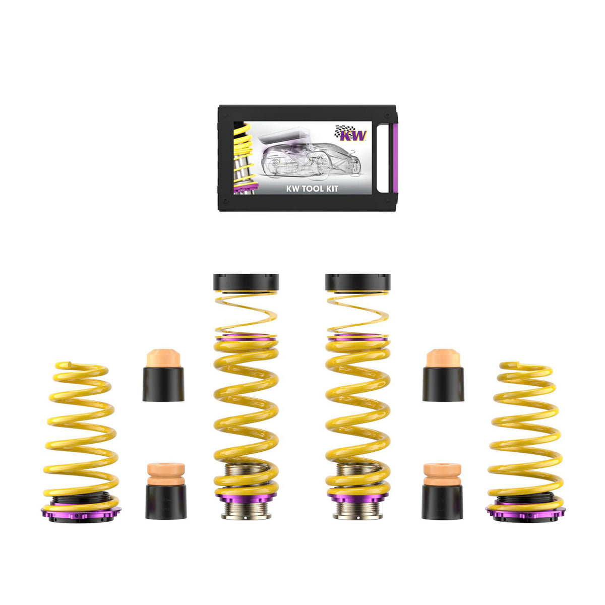 KW Suspension HAS Coilover Sleeve Kit for 2021-2025 Porsche 911 Turbo/Turbo S AWD (992) 25371090