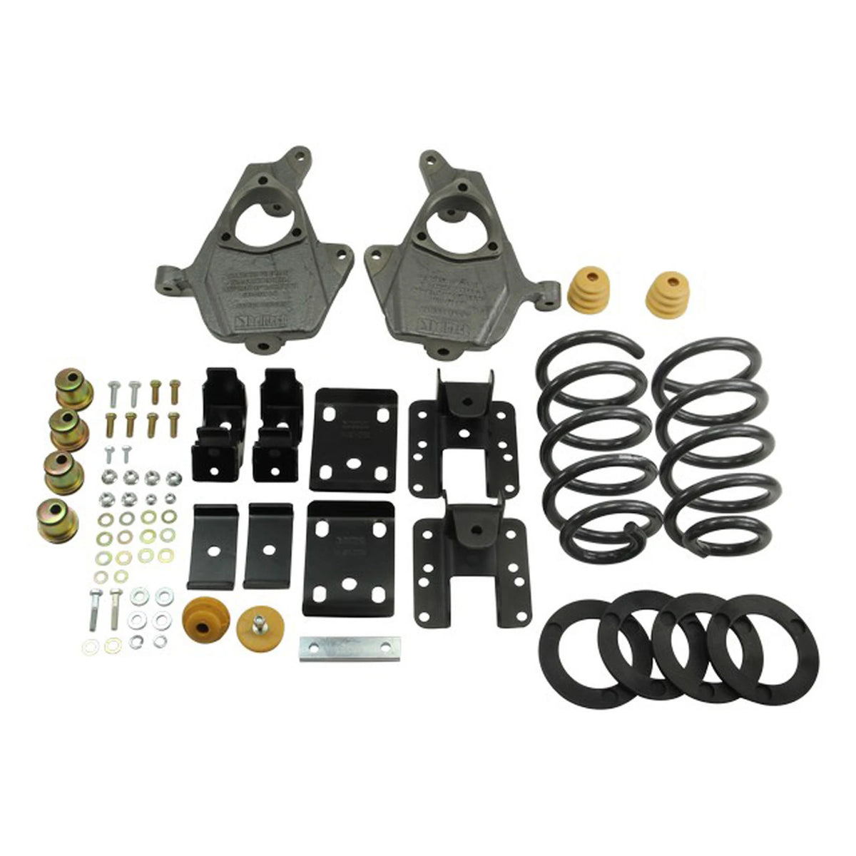 Belltech Lowering Kit w/o Shock (3" or 4" Front / 5" or 6" Rear Drop) for 2007-2013 GMC Sierra 1500 Extended Cab/Crew Cab RWD