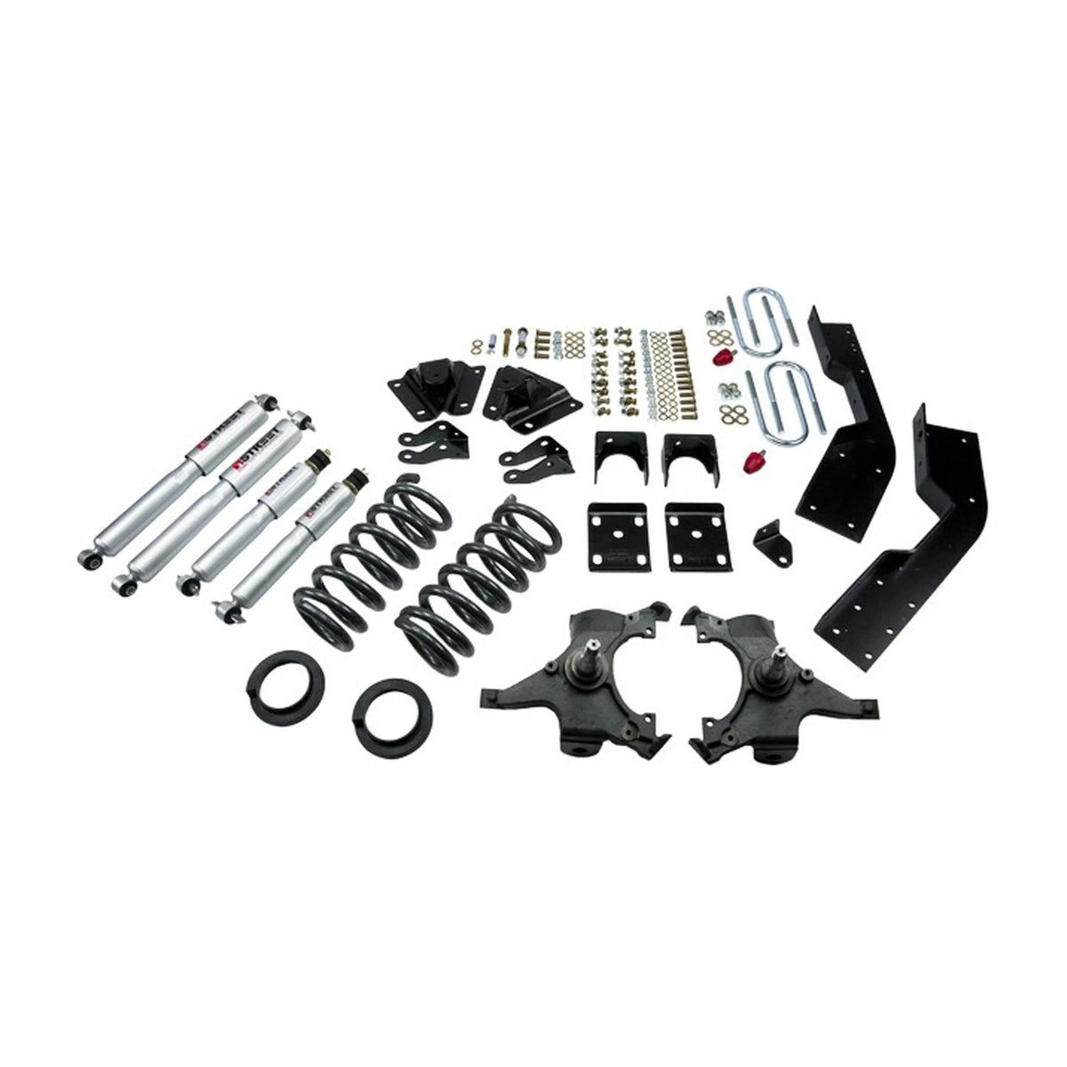 Belltech Lowering Kit w/Street Performance Shocks (4-5" Front / 7" Rear Drop) for 1992-1994 Chevrolet C1500 Suburban RWD