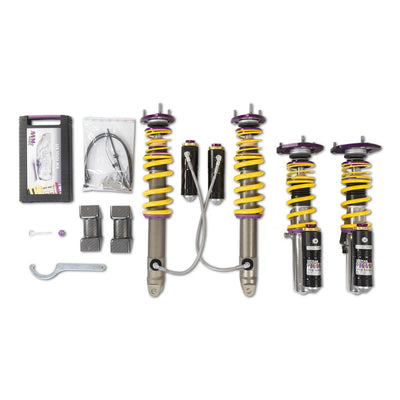 KW Suspension Variant 4 Adjustable Clubsport Coilover Kit for 2014-2016 Porsche 911 Turbo/Turbo S AWD (991) (w/ PDCC) 39771251
