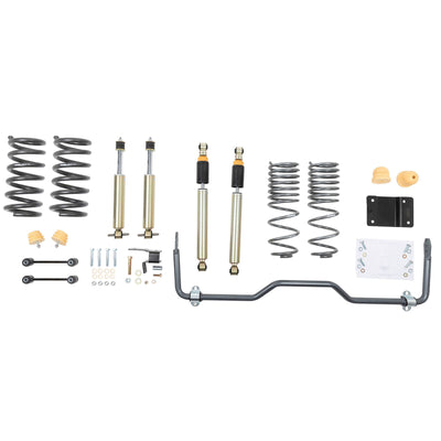 Belltech Performance Handling Kit Plus w/Damping Adjustable Shocks & Sway Bar (2" Front / 4" Rear Drop) for 2009-2010 Dodge Ram 1500 Extended Cab/Crew Cab RWD Short Bed