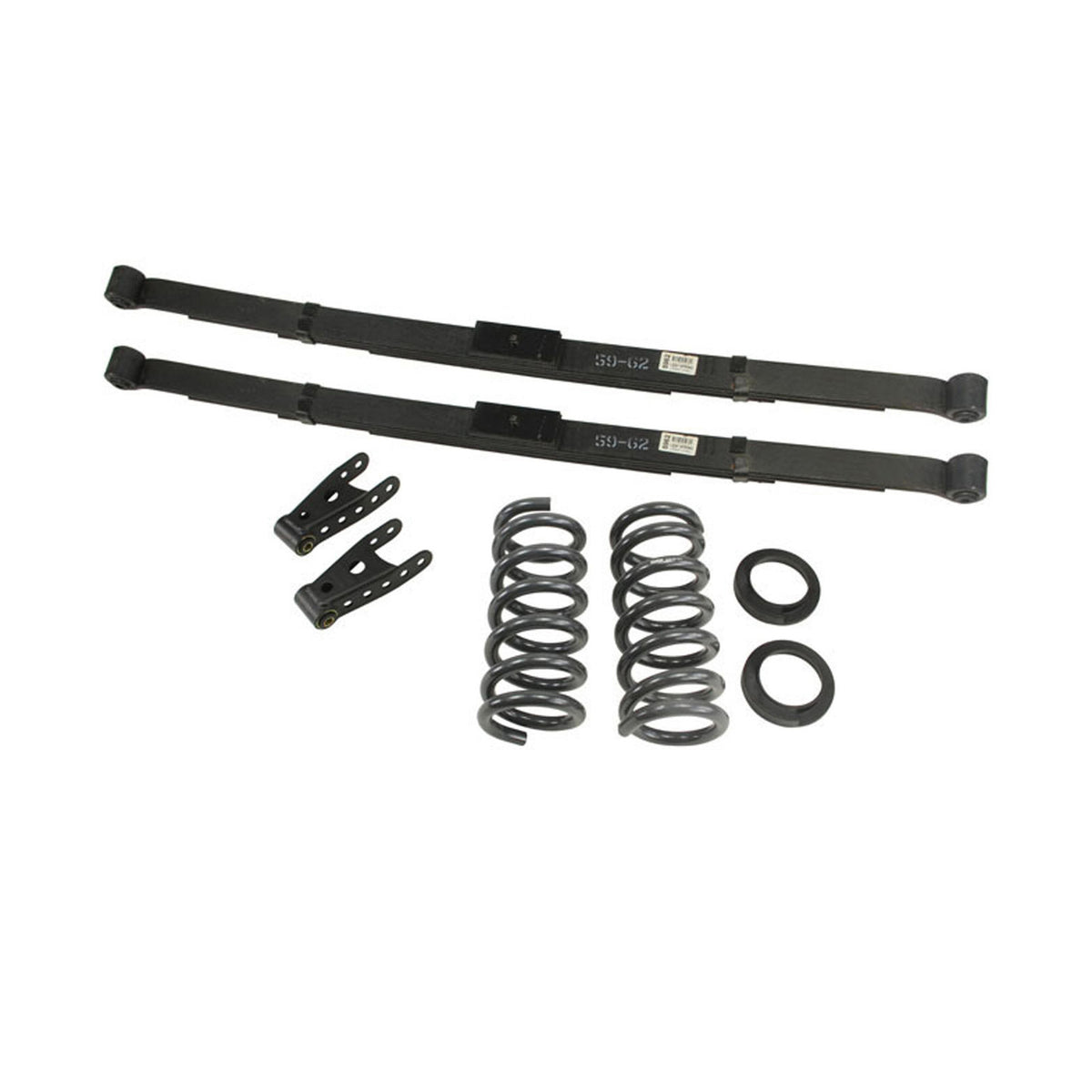 Belltech Lowering Kit w/o Shocks (2-3" Front / 4" Rear Drop) for 1992-1999 GMC C1500 Suburban RWD