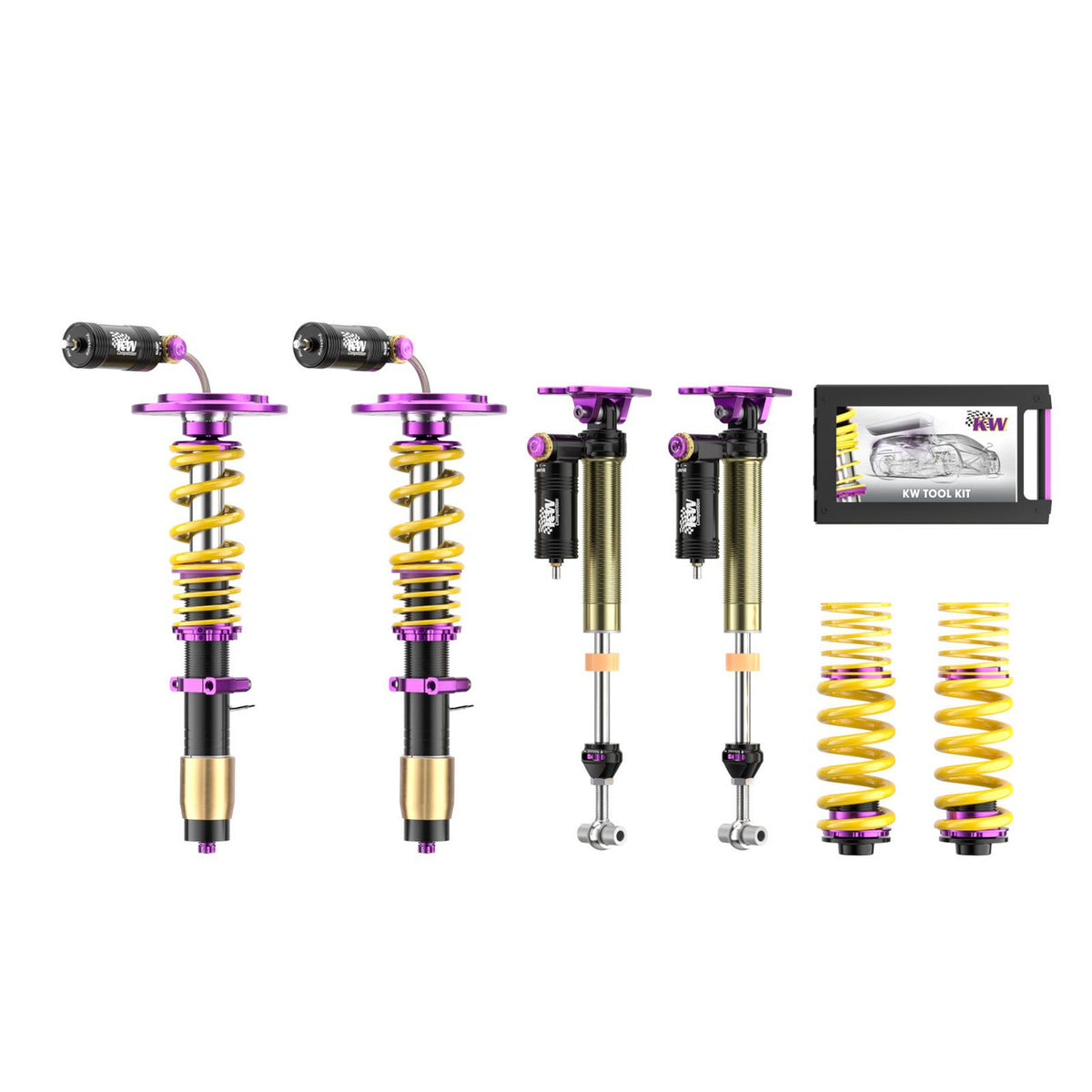 KW Suspension V4 Racing Kit for 2016-2021 BMW M2 Coupe (F87), R-Compound