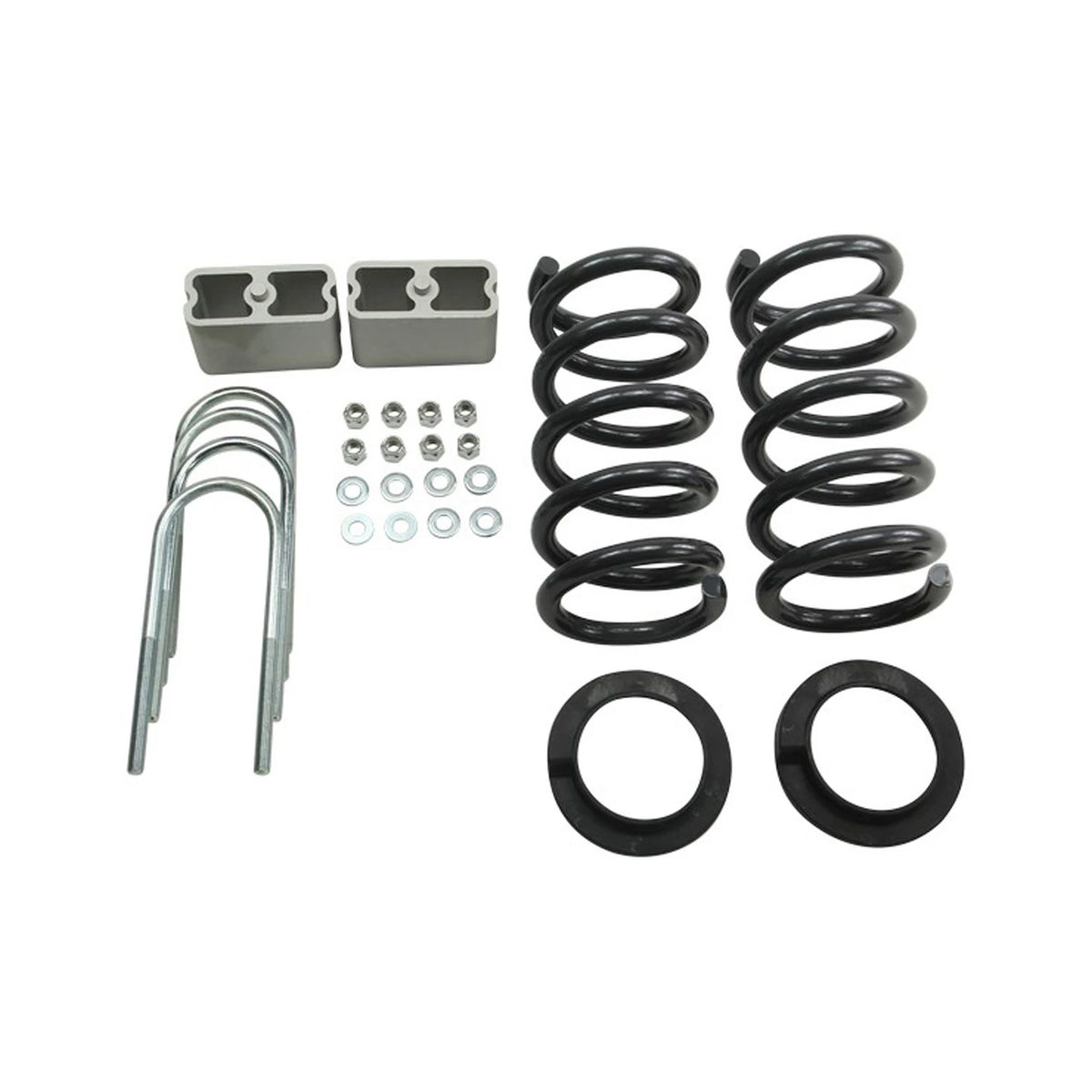 Belltech Lowering Kit w/o Shocks (2-3" Front / 3" Rear Drop) for 1994-2003 Chevrolet S10 Extended Cab 6-Cyl RWD