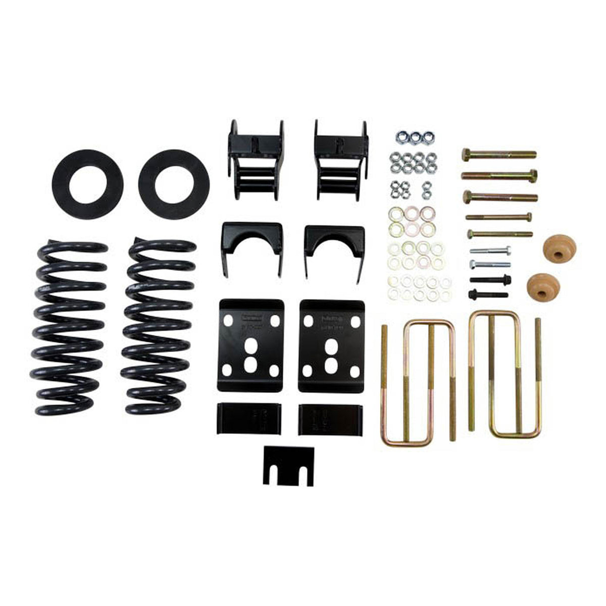Belltech Lowering Kit w/o Shocks (2" or 3" Front / 4" Rear Drop) for 2009-2013 Ford F-150 Standard Cab RWD Short Bed