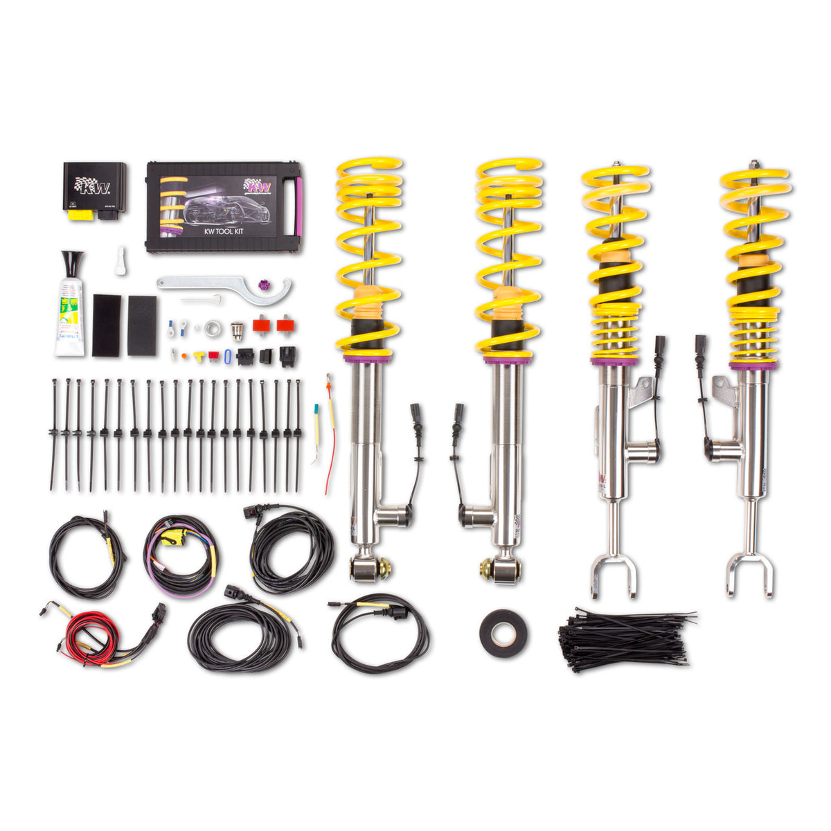 KW Suspension DDC ECU Coilover Kit for 2011-2016 BMW 528i Sedan RWD (F10) (w/o EDC) 39020016