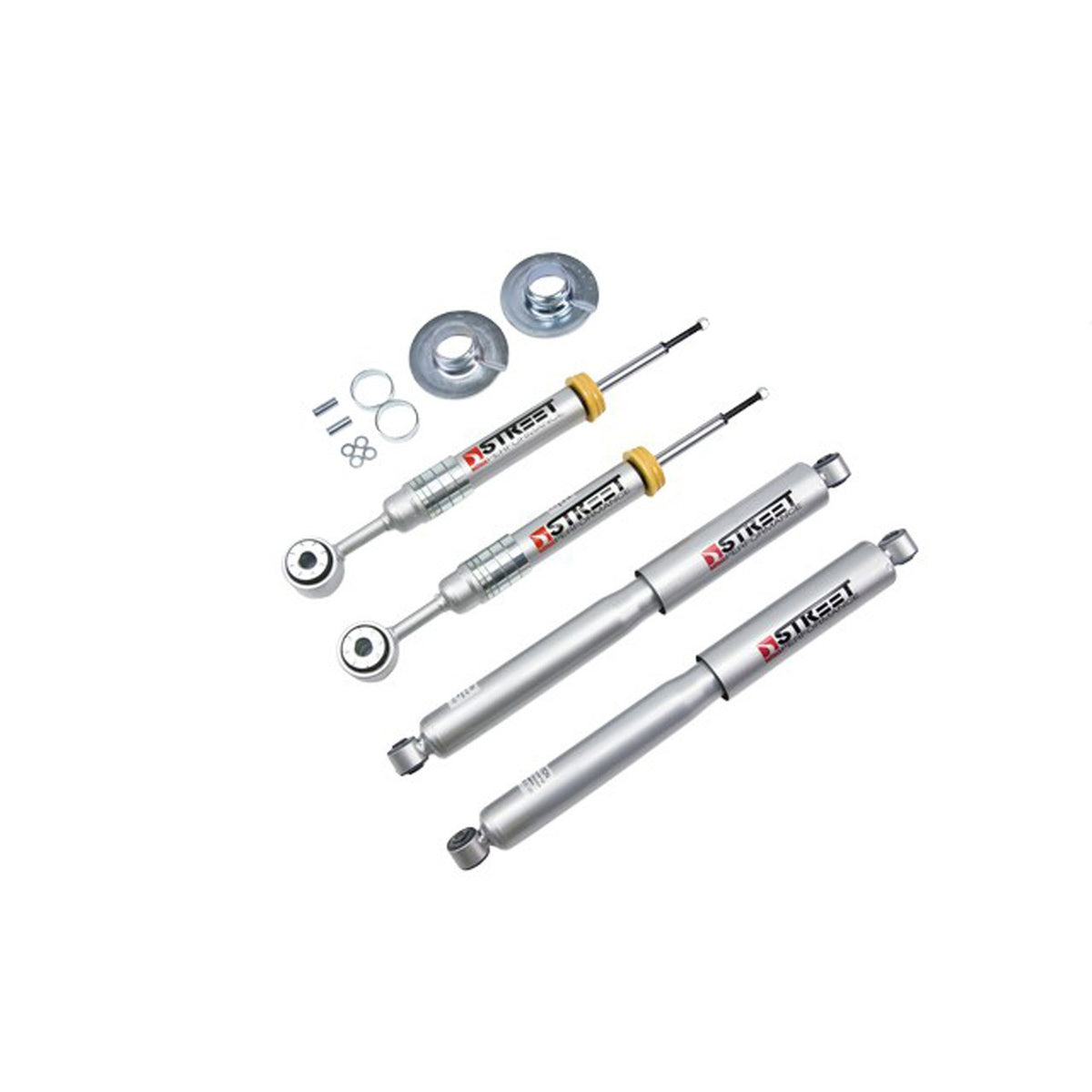 Belltech Street Performance Shock Set (+1 to -3" Front / 0-1" Rear Drop) for 2004-2013 Ford F-150 RWD