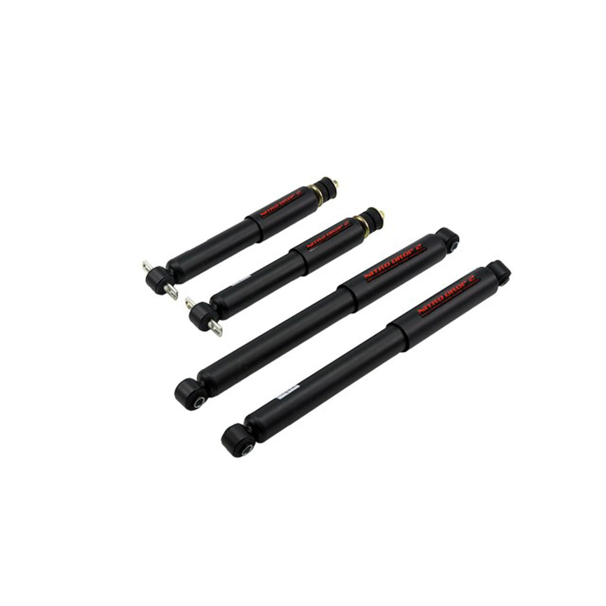 Belltech Nitro Drop 2 Shock Set (1-3" Front / 3-5" Rear Drop) for 2002-2008 Dodge Ram 1500 Standard Cab/Crew Cab RWD