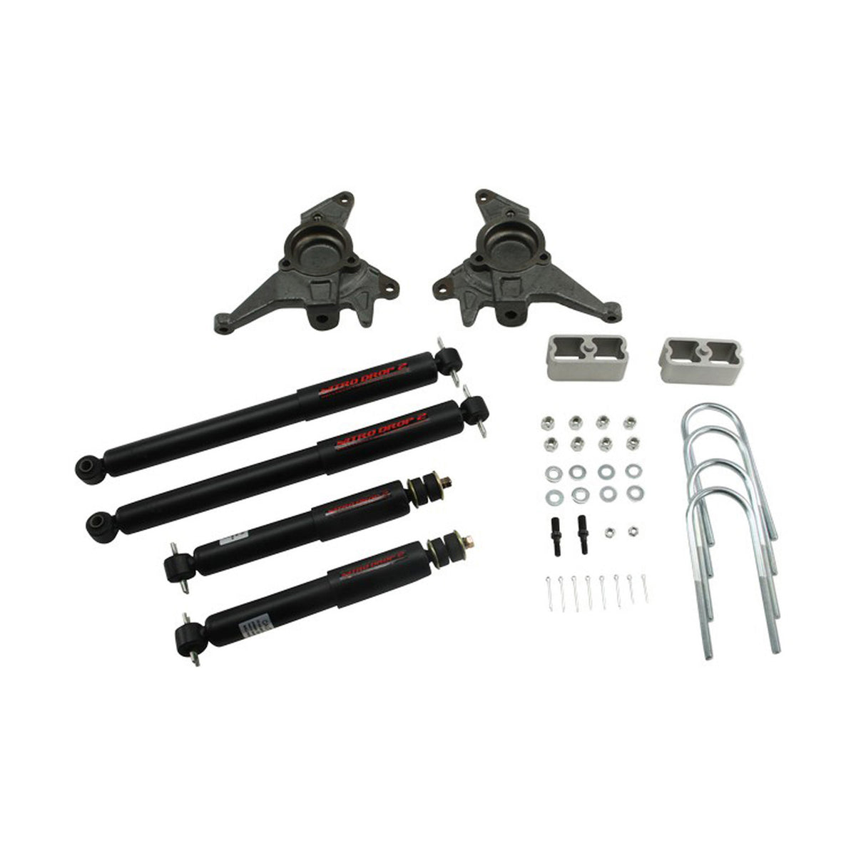 Belltech Lowering Kit w/Nitro Drop 2 Shocks (2" Front / 2" Rear Drop) for 1998-2001 GMC Jimmy 6-Cyl RWD