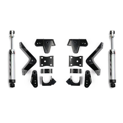 QA1 Rear Drop Kit, 4in. to 6in. Drop, Single Adjustable for 2019-2026 Chevrolet Silverado 1500 RWD/4WD