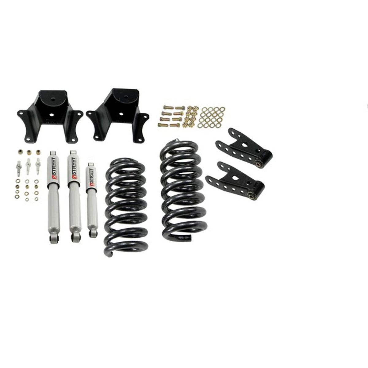 Belltech Lowering Kit w/Street Performance Shocks (2" Front / 4" Rear Drop) for 1987 GMC R1500 RWD