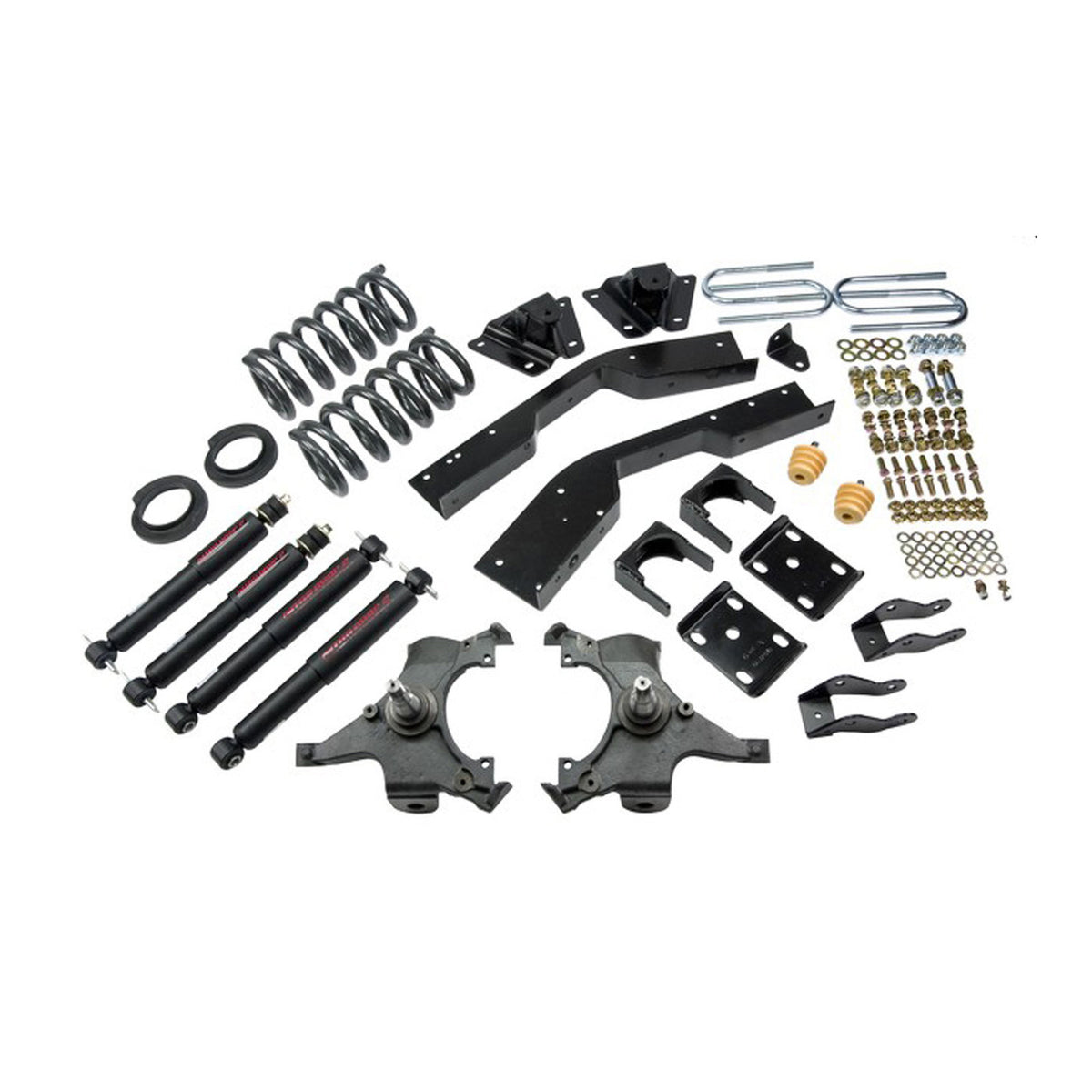 Belltech Lowering Kit w/Nitro Drop 2 Shocks (4-5" Front / 7" Rear Drop) for 1992-1994 GMC C2500 Suburban RWD 6-Lug