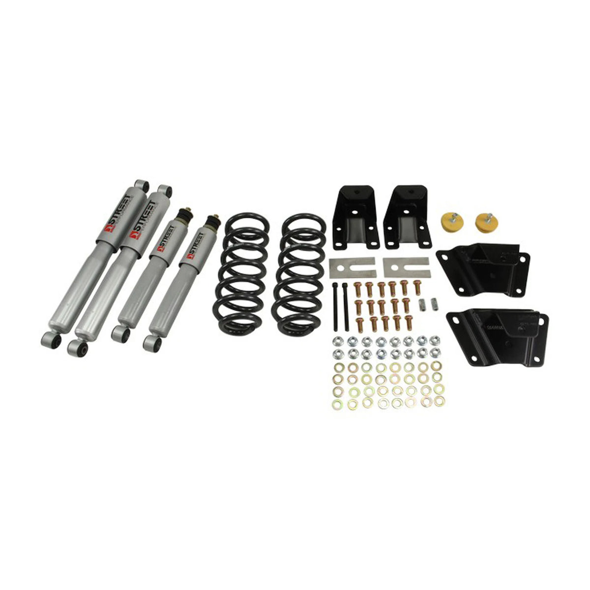Belltech Lowering Kit w/Street Performance Shocks (2" Front / 4" Rear Drop) for 1989-1997 Ford Ranger Standard Cab RWD