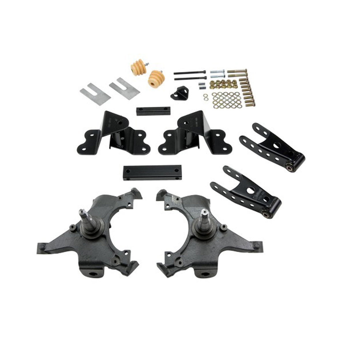 Belltech Lowering Kit w/o Shocks (2" Front / 4" Rear Drop) for 1988-1998 GMC C1500 Extended Cab RWD