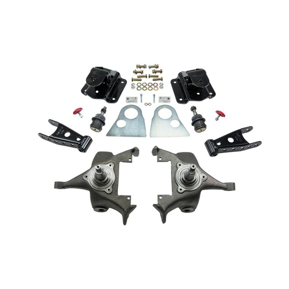 Belltech Lowering Kit w/o Shocks (2" Front / 4" Rear Drop) for 1994-1999 Dodge Ram 1500 Standard Cab Auto Trans RWD