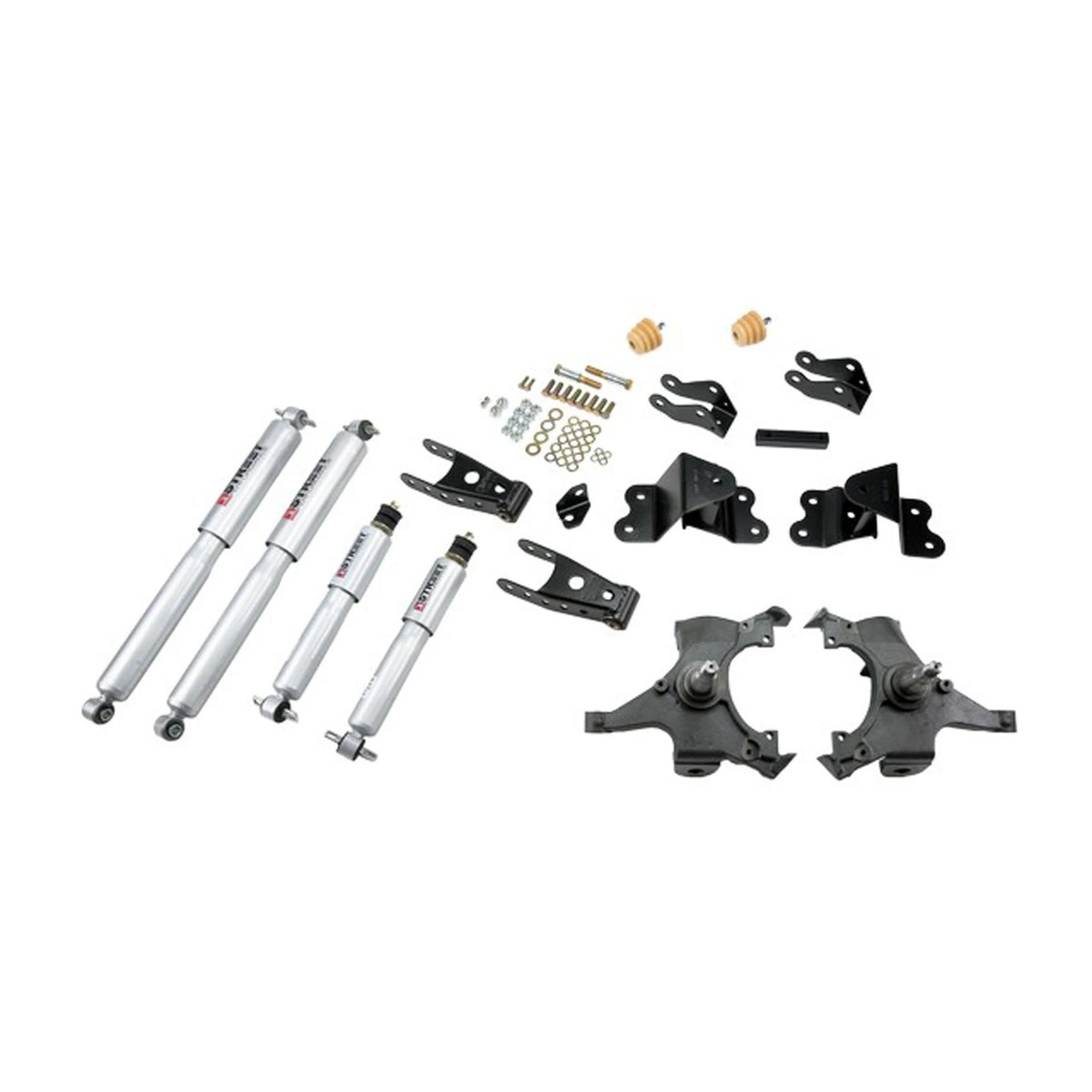 Belltech Lowering Kit w/Street Performance Shocks (2" Front / 4" Rear Drop) for 1990-1993 Chevrolet C1500 Standard Cab 454 SS RWD