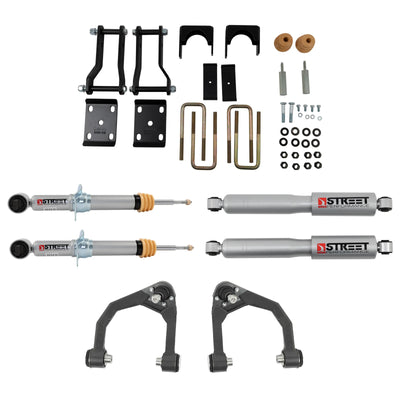 Belltech Lowering Kit w/Street Performance Shocks (3" Front / 6" Rear Drop) for 2019-2023 Ford Ranger RWD