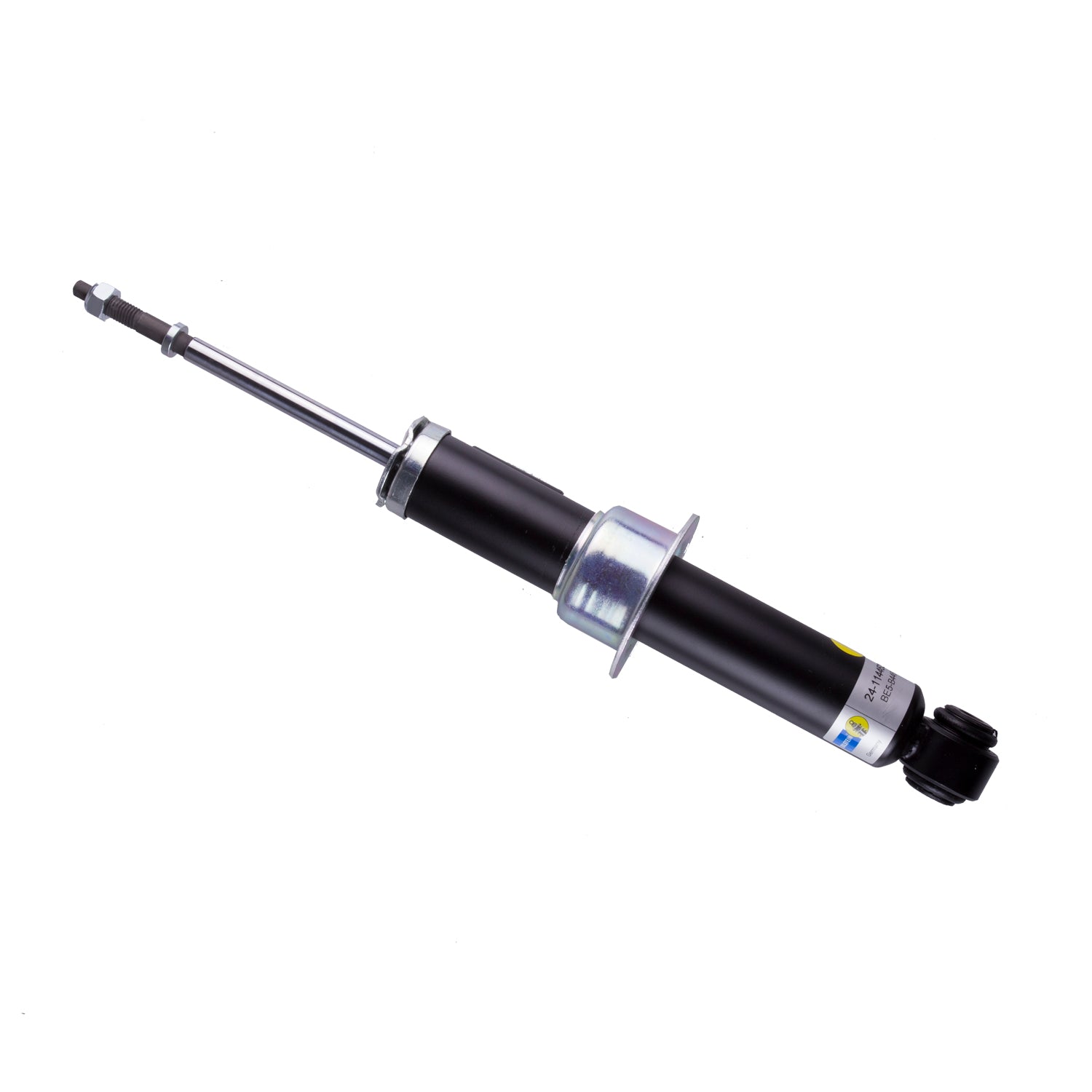 Bilstein B4 OE Replacement 46mm Monotube Suspension Rear Shock Absorber - 13.71 in. Collapsed, 18.5 in. Extended 24-114462