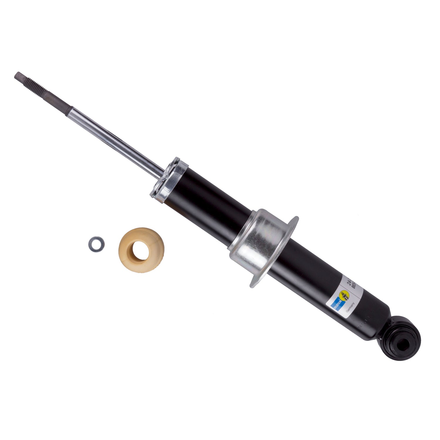 Bilstein B4 OE Replacement 46mm Monotube Suspension Rear Shock Absorber - 13.71 in. Collapsed, 18.7 in. Extended 24-114486