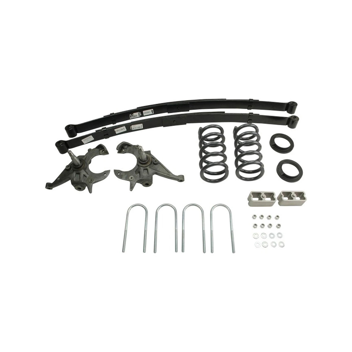 Belltech Lowering Kit w/o Shocks (4-5" Front / 5" Rear Drop) for 1994-2003 Chevrolet S10 Extended Cab 6-Cyl RWD