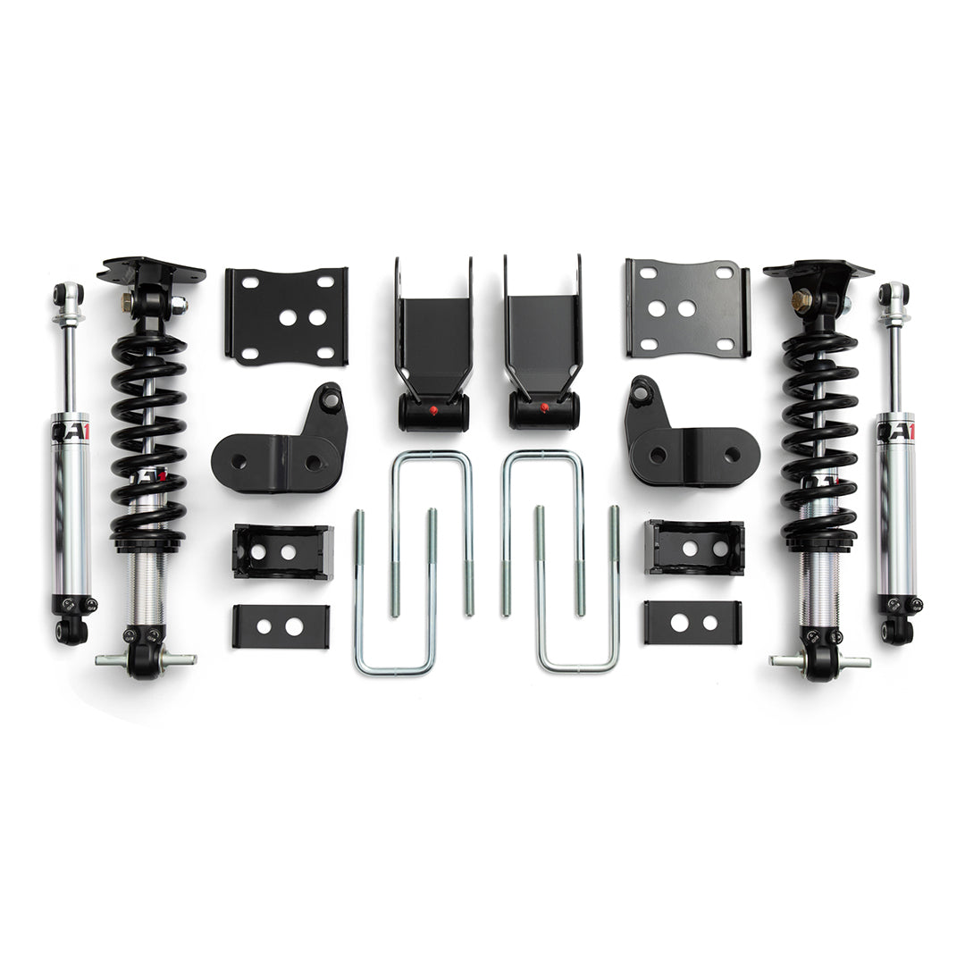 QA1 3/5 Lowering Kit, Double Adjustable for 2021-2025 Ford F-150 RWD