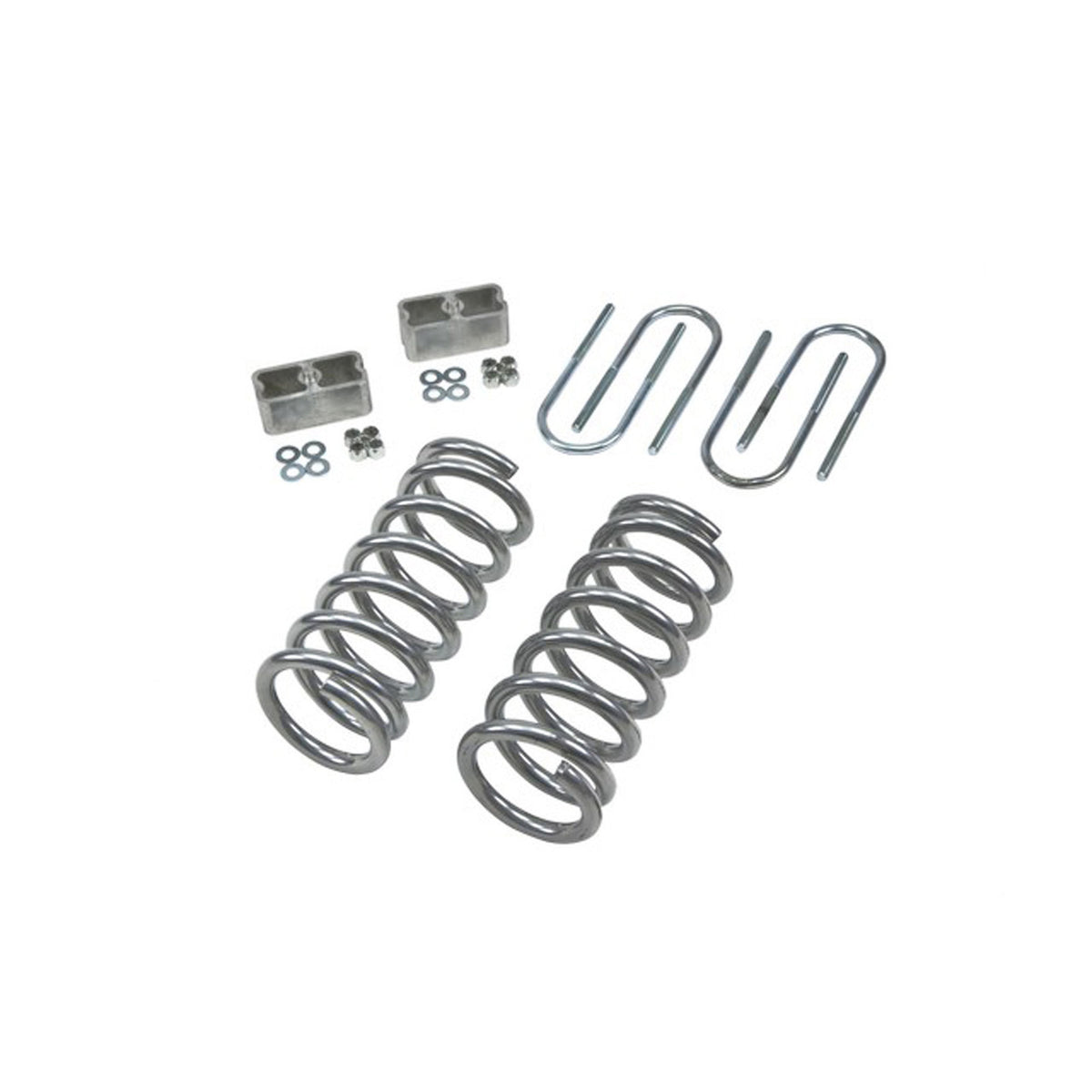 Belltech Lowering Kit w/o Shocks (1" Front / 2" Rear Drop) for 1996-2000 Isuzu Hombre 4-Cyl RWD