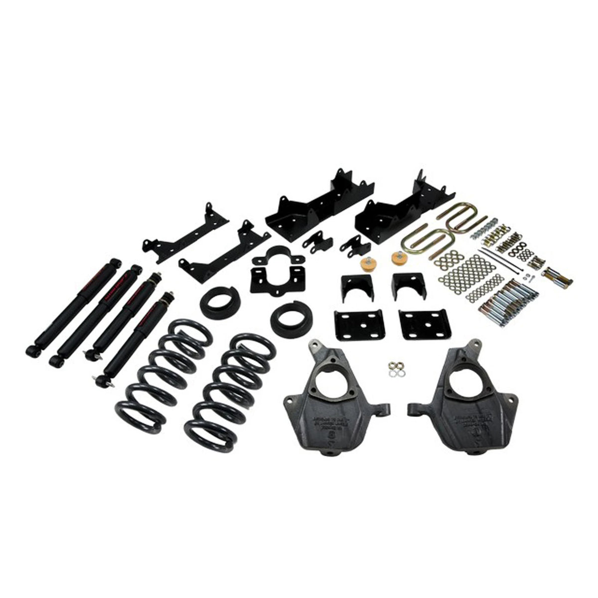 Belltech Lowering Kit w/Nitro Drop 2 Shocks (4-5" Front / 6" Rear Drop) for 2007 GMC Sierra 1500 Classic Extended Cab RWD Short Bed w/Front Coil Springs