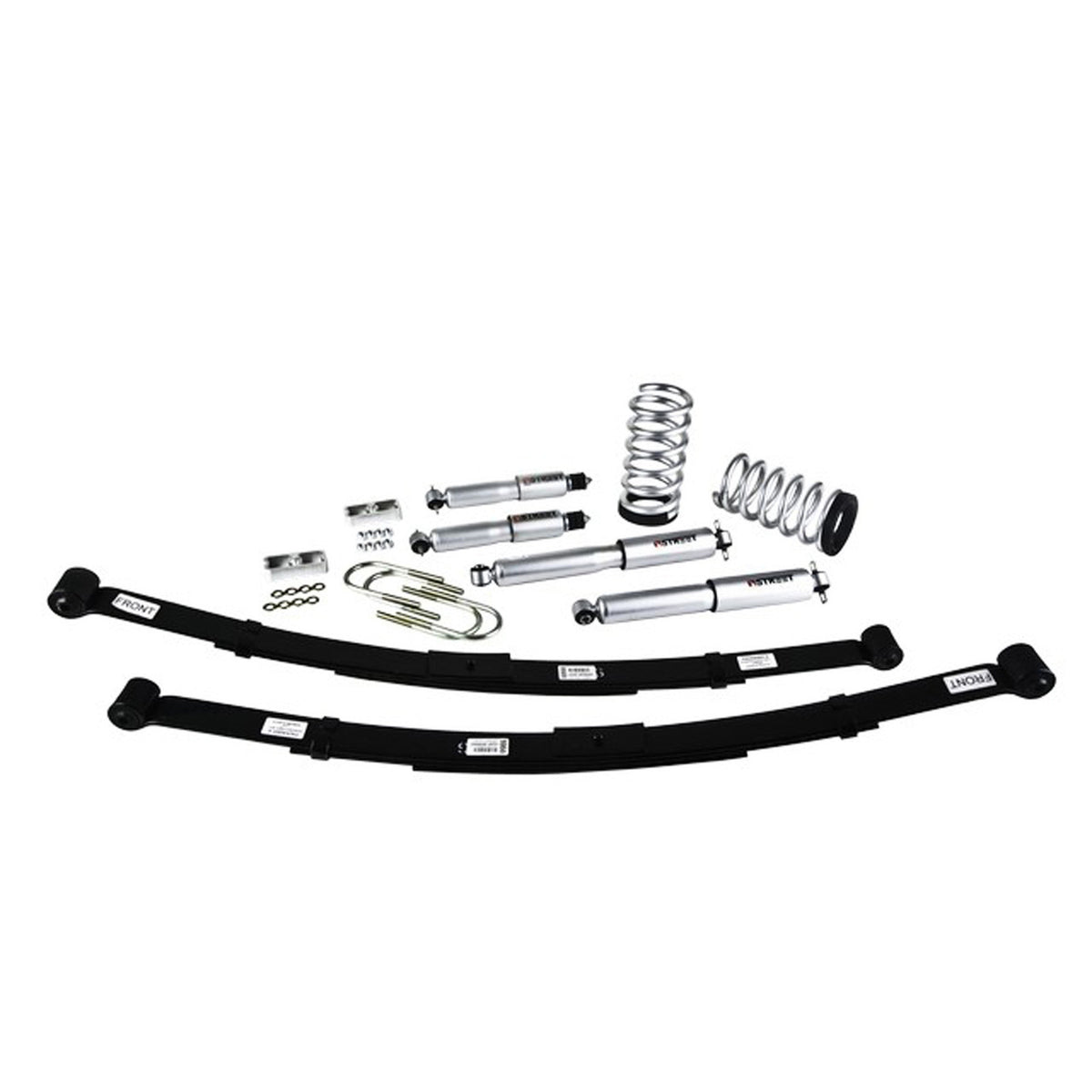 Belltech Lowering Kit w/Street Performance Shocks (2-3" Front / 4" Rear Drop) for 1995-1997 GMC Jimmy 4-Cyl RWD