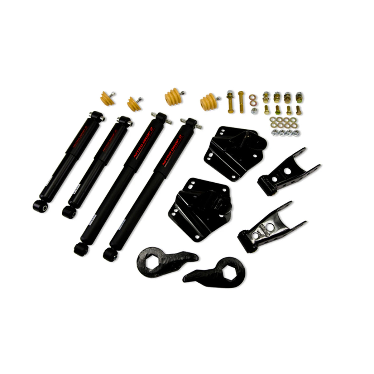 Belltech Lowering Kit w/Nitro Drop 2 Shocks (1-3" Front / 4" Rear Drop) for 1992-1999 GMC K1500 Suburban 4WD